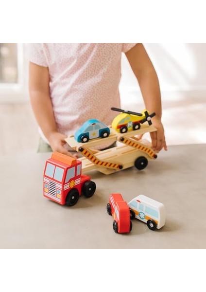 & Doug Ahşap Acil Yardım Araçları Taşıyıcı Tır