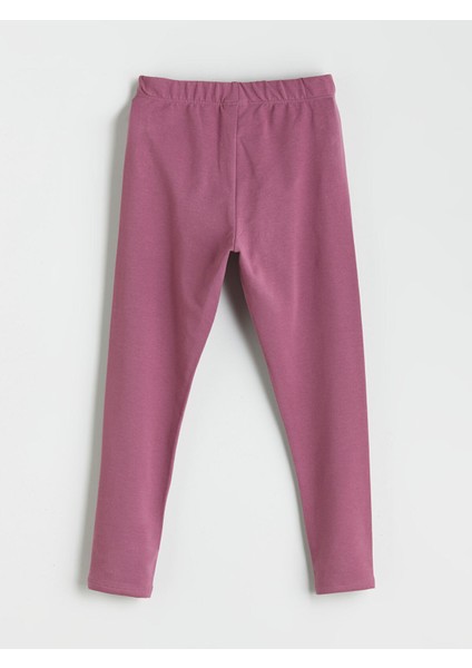 Yeni Sezon Beli Lastikli Basic Kız Çocuk Tayt modelleri