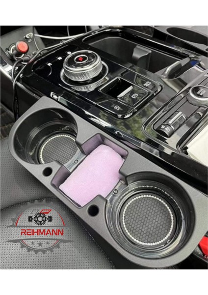 Ds 7 Crossback 2022-2023-2024-2025 Araç Içi Koltuk Arası Bardak Tutucu & Başlık Askılı Bardaklık Organizer – Siyah, 26.5X8X9.5 cm – Pratik Eşya Düzenleyici