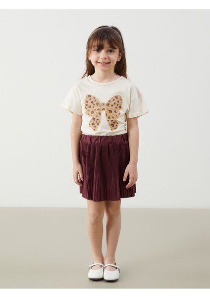 Yeni Sezon Beli Lastikli Pileli Kız Çocuk Etek fiyatları