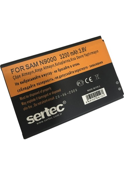 Samsung Galaxy Note 3 / N9000 Uyumlu Batarya