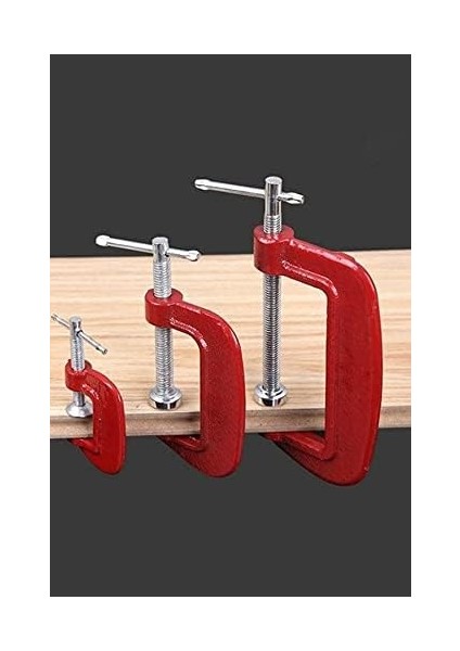 G Tipi 3lü Mengene Sıkıştırma Seti 25-50-75 mm Mengene Seti 1410 modelleri