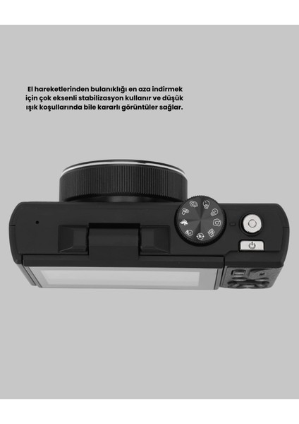 75MP 5k Video Destekli Dijital Kamera 18X Zoom Çok Eksenli Stabilizasyon - BI001V-4YVN81 modelleri