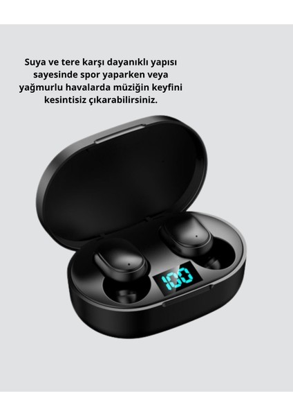 Kablosuz Bluetooth Kulaklık – Gürültü Önleyici Suya Dayanıklı Mikrofonlu Uz - BI001V-4YUAU indirimleri