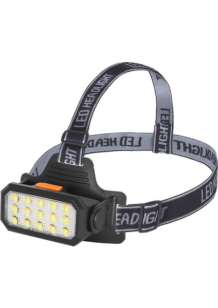 15 Ledli Sarı / Beyaz Şarjlı Kafa Lambası Watton WT-652 fırsatları