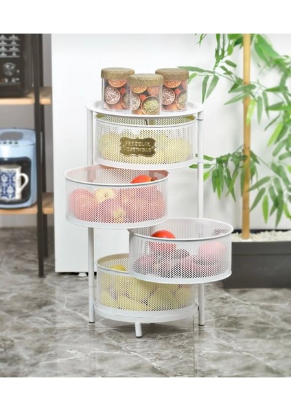 4 Katlı Metal Açılır Kapanır Paslanmaz Sebzelik fiyatları