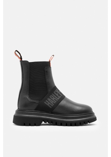 Nefud Siyah Baskılı Deri Kadın Bot Postal Ayakkabı fiyatları