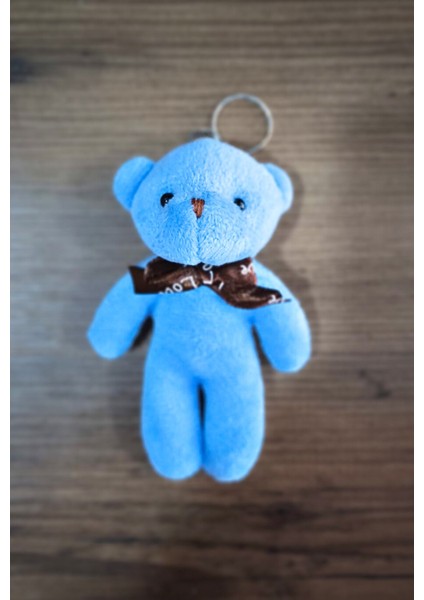 Peluş Ayıcık Anahtarlık ve Çanta Süsü Hediyelik (12CM Boy)