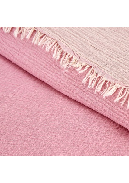 Müslin Tek Kişilik Yatak Örtüsü - Pudra fiyatları