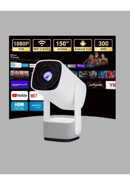 Hd 720P Projeksiyon Cihazı – Geniş Ekran 10.000 Saat Ampul Ömrü Ev Sineması D - BI001V-4YU9O fiyatları