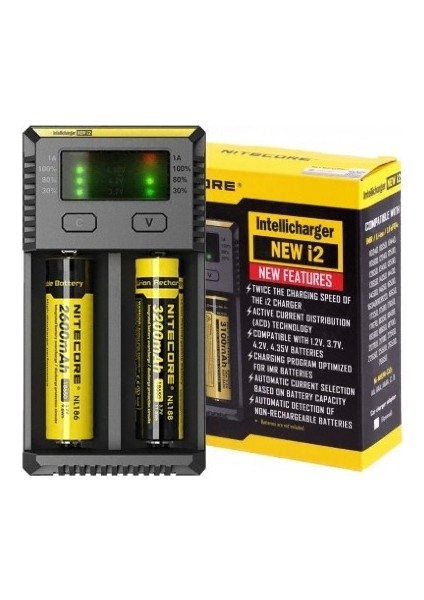New I2 Intelli Charger Li-Ion / Nı-Cd / Nı-Mh Pil Şarj Cihazı