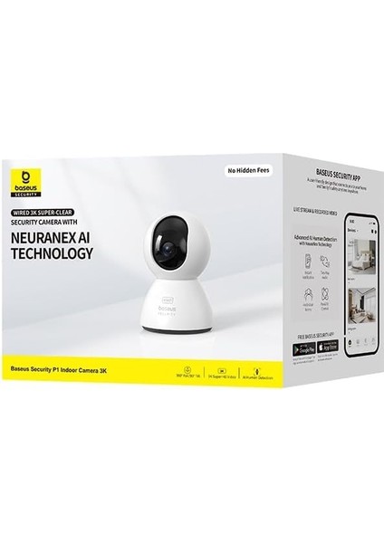 Security P1 Iç Mekan Wi-Fi Kamera, Aı Algılama, 360° Pan, Gece Görüşü, 256 Gb&apos;a Kadar Microsd ve ve Alexa ile Çalışır,yapay Zeka Hareket Algılama,bebek Ağlaması Algılama,çift Yönlü Ses fiyatları