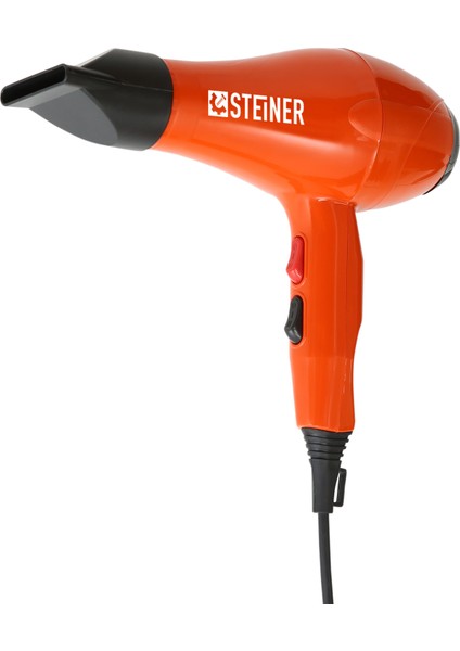 3600 W Profesyonel Saç Kurutma Makinesi Fön Makinesi Ac Motor MS-9001 Turuncu + 2 Adet Başlık fırsatları