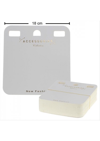 50'li Yaka Kolye Kartı