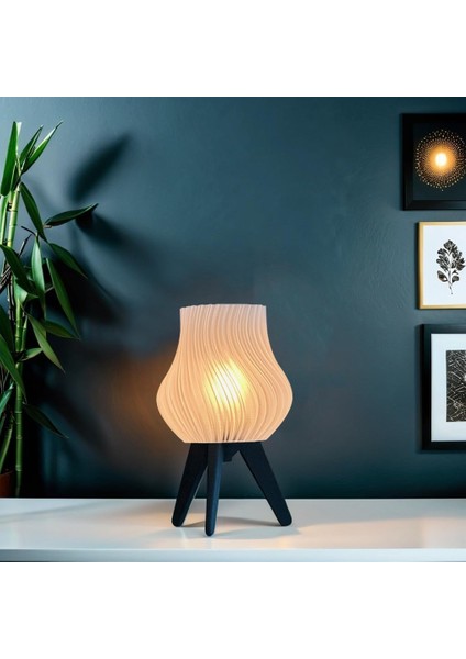 Gece Lambası - Masa Lambası, Yatak Odası Dekoru - Eşsiz Deniz Mercanı Gece Lamba