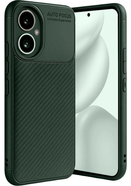 Honor 400 Kılıf Auto Focus Karbon Kapak - Koyu YEŞIL-(5796) - ME001W-51EK32 fiyatları