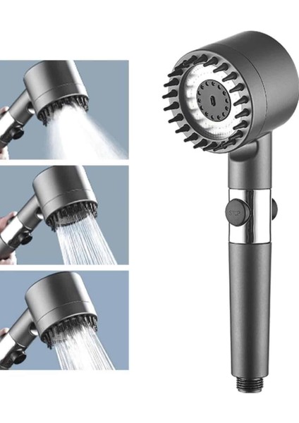 Yüksek Performanslı Masaj Etkili Su Tasarruflu Duş Başlığı Krom Kaplama Uzun - BI001V-4YYAN fırsatları