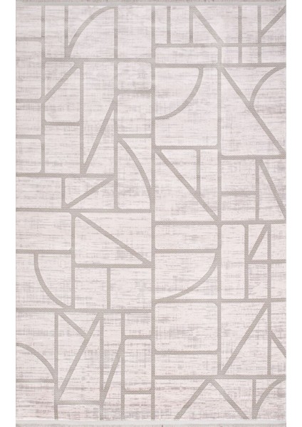 Artemis Halı Davina 09752A Krem Gri Halı Yumuşak Dokulu Salon Koridor Mutfak Yatak Odası Halısı