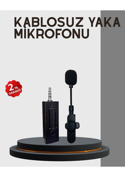 Kablosuz Profesyonel Mikrofon – 360° Ses Yakalama 60 M Menzil Gürültü Engelley - BI001V-4YWWM