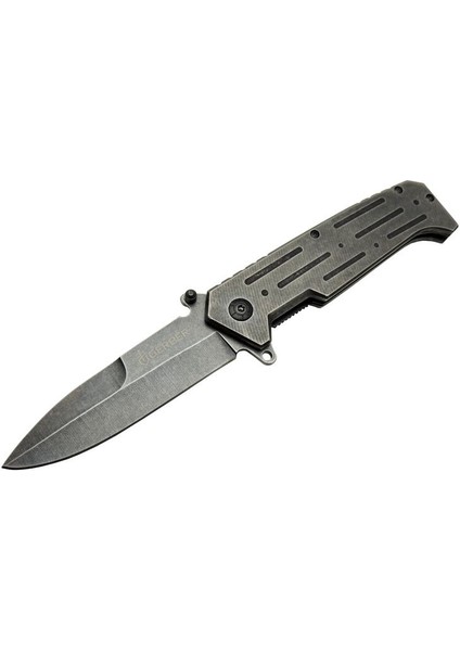 GB B033A Eskitme Kamp Çakı 22 cm - Metal Sap, Otomatik