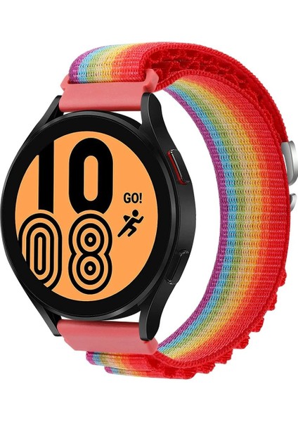 Watch 22MM KR410 Kumaş Kordon - Gökkuşağı 1-(5796) - BI001V-4Y1Y59