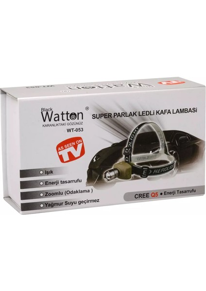 Süper Zoomlu Kafa Lambası WT-053 modelleri