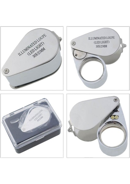 Kontrol Için Özel Kutulu Metal Işıklı Lup 30X21 fiyatları