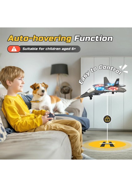 Çocuklar Için Uzaktan Kumandalı Uçak Drone, Erkek Çocuklar Için Hobi Rtf Rc Uçak Oyuncakları, F22 R fiyatları