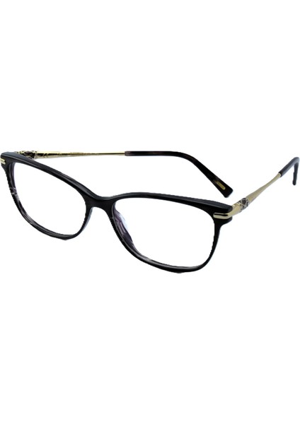 VCH216S Ovaa 23KT Gold Cat Eye Kedi Gözü Mor 23KT Altın Kristal Taşlı Kadın Gözlük