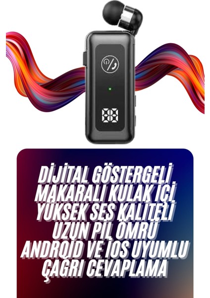 Makaralı Bluetooth Kulaklık Telefon Uyumlu Makaralı Tf Kart Girişli Güç Göste - ME001W-51LNY fiyatları