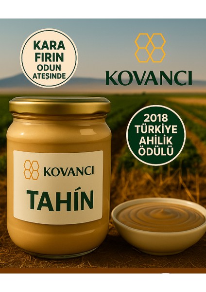 Taş Değirmende Çifte Kavrulmuş TAHIN-%100 Doğal-Kadın GIŞIMCI-500G