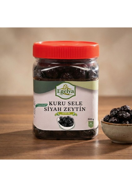 Doğal Kuru Sele Siyah Zeytin 500 G (Gemlik Tipi – Katkısız) fiyatları
