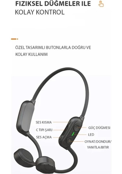 AS10 Plus Suya Dayanıklı Bluetooth Kulaklık - Siyah modelleri