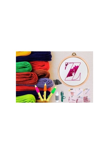 Punch Seti Nakış Seti Kasnaklı Kendin Yap Seti Seri 102