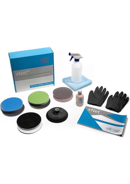 Cam Çizik Giderme ve Parlatma Kiti 3'' Matkap Uyumlu Cam Cilası Tüm Cam Yüzeyler Için 36 Parça