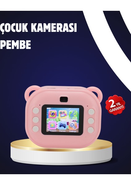 Termal Baskılı Şipşak Kamera – 1080P Hd 24MP Çift Lensli ve Müzik Oynatıcı - BI001V-4YU44