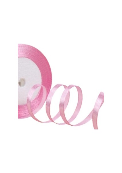 Saten Kurdele 3 mm Pembe 70 Metre