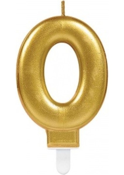 0 Rakam Mum Gold Renk