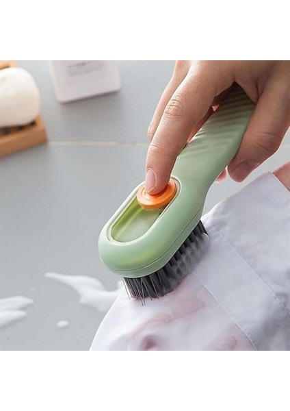 Deterjan Hazneli Süet Bot Nubuk Ayakkabı Temizleme Fırçası Mutfak Banyo Fırçası Çok Amaçlı