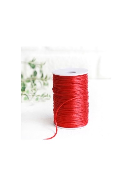 Sıçan Kuyruğu Ip 2 mm Kırmızı 90 mt