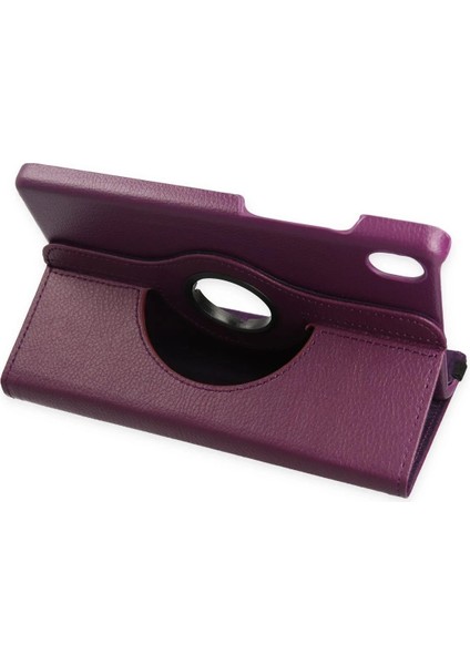 Huawei Matepad Se 11 Kılıf 360 Tablet Deri Kılıf - Mürdüm