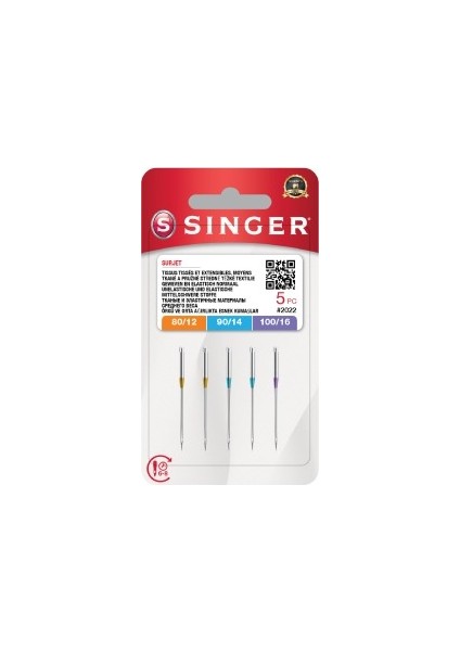 Overlok Iğnesi Karışık (2X12, 2X14, 1X16 No.)