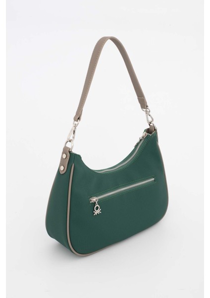 Benetton Kadın Kol Çantası Zümrüt - Koyu Taş BNT1690 indirimleri