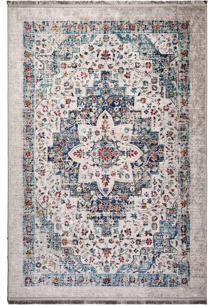 Soft Vintage Desenli Halı - Gri - 120X180 cm fiyatları