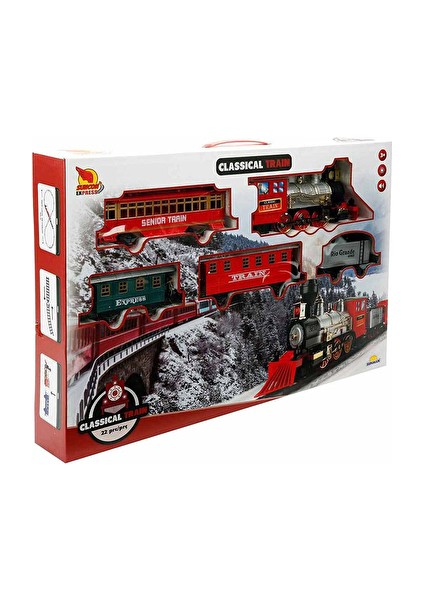 Tren Seti Sesli ve Işıklı 22 Parça