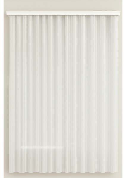 Ekru Renk Modern Çizgili Ekstrafor Büzgülü Pilesiz Tül Perde – Işığı Yumuşak Geçiren, Şık ve Modern Tasarım Yıkama Torbası ve Stoper Kilit Hediyeli (Özel Ölçü Seçenekli) fiyatları