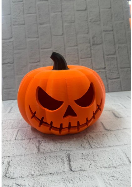 Kapaklı Balkabağı Dekor Kutusu 21×15 cm Halloween Temalı Saklama - BI001V-4YVOE8