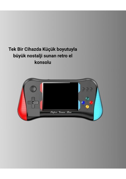 Şarjlı Taşınabilir Oyun Konsolu – X7M Retro Game Box - BI001V-4YYJC4 fiyatları