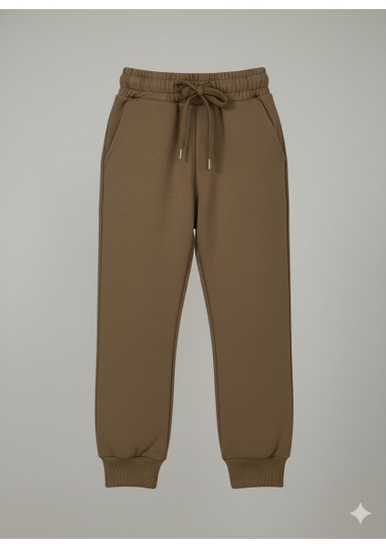 Kız Çocuk Gold Parlak Şişme Yelekli Sweatshirt Pantolon 3'lü Takım indirimleri