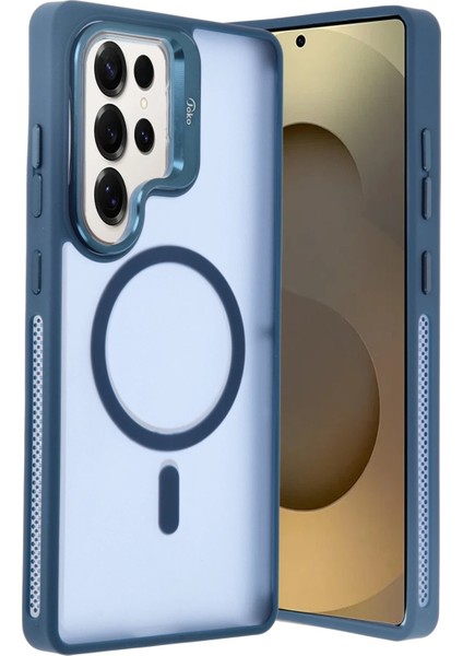 Samsung Galaxy S25 Ultra Flet Lens Magsafe Kapak - Lacivert fiyatları